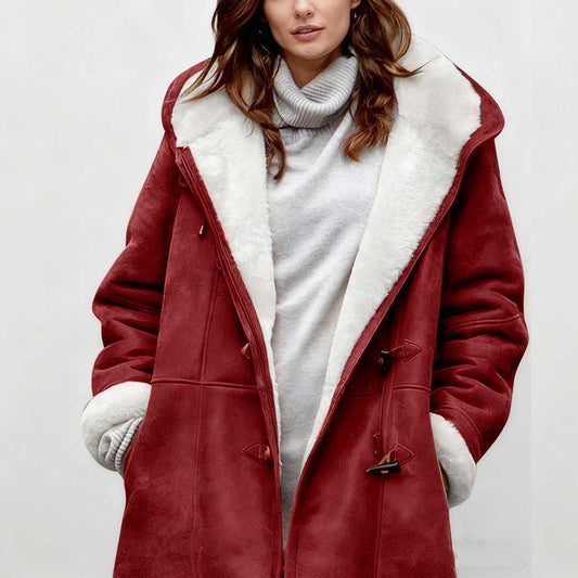 2025 Moderna ženska jakna s kapuljačom od vune