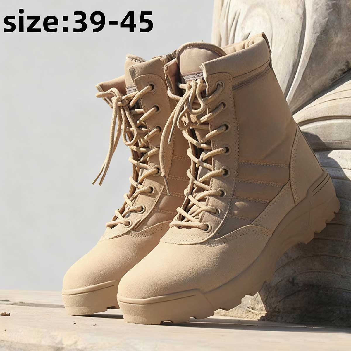 【39-45】Visokokvalitetne jesenske i zimske taktičke vojničke čizme za planinarenje za muškarce i žene: vodootporne, tople i otporne na habanje