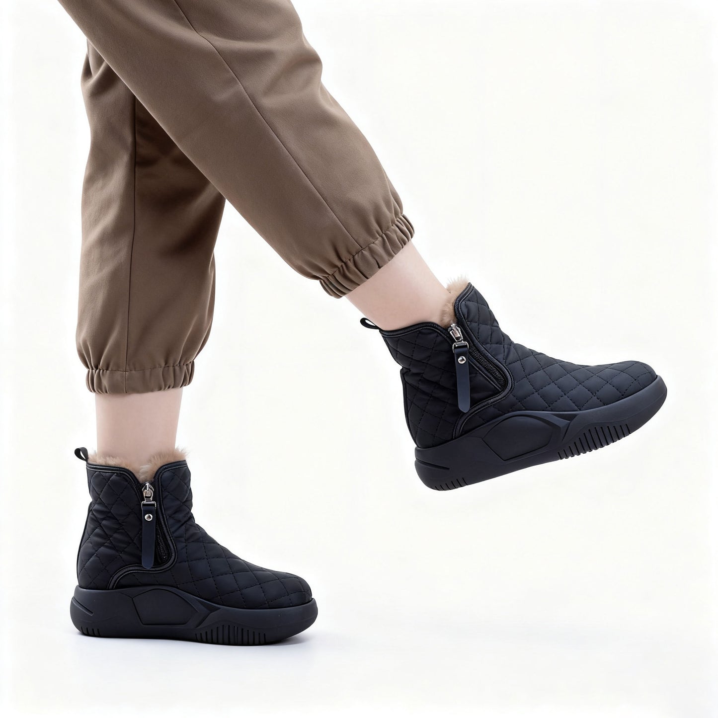 🔥 【35-40】 👢 2025 Nowe damskie ciepłe buty śnieżne z grubą podeszwą