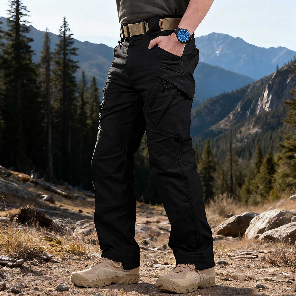 🔥🔥【S-6XL】Pánske cargo nohavice vojenské nohavice❤️(40-105kg)