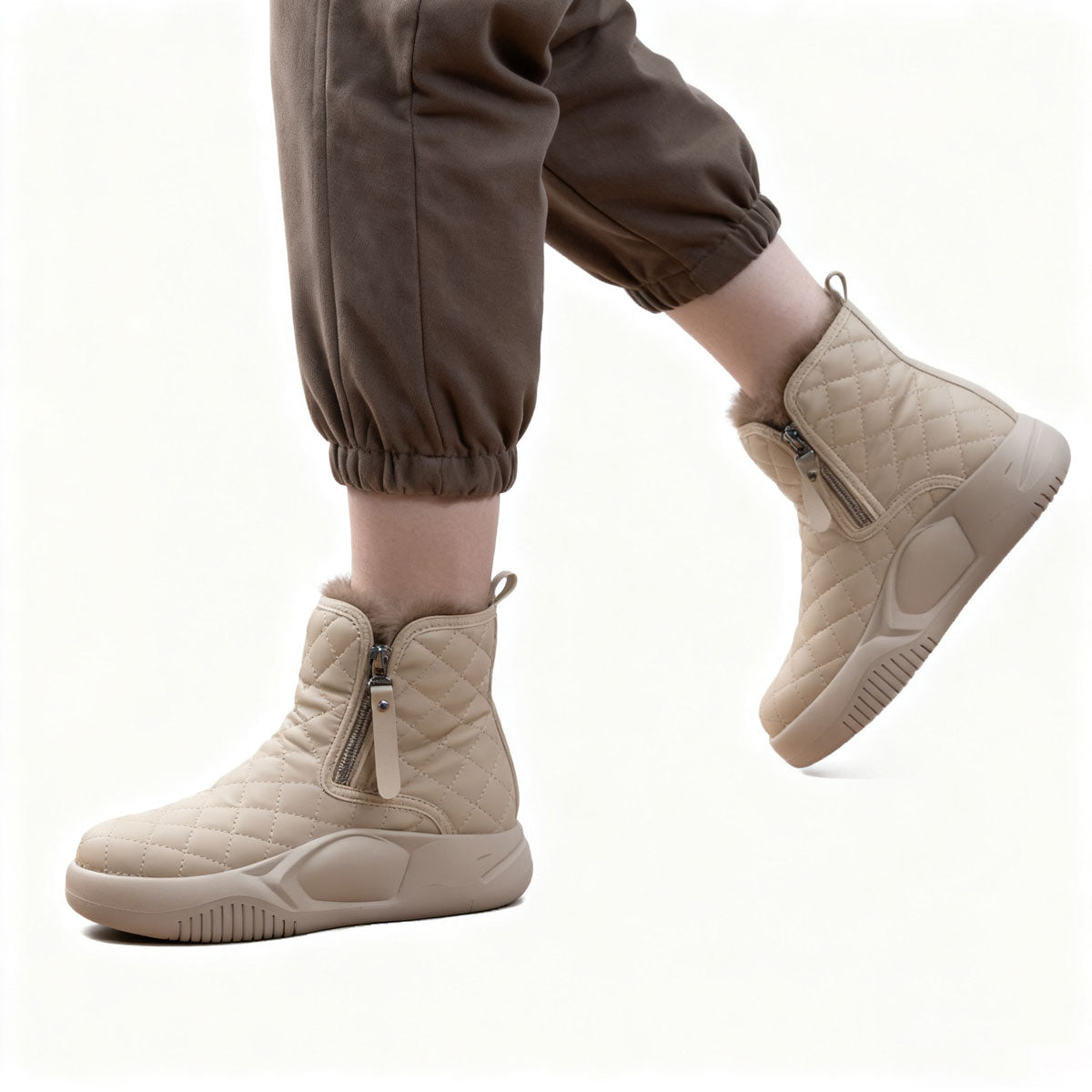 🔥 【35-40】 👢 2025 Nowe damskie ciepłe buty śnieżne z grubą podeszwą