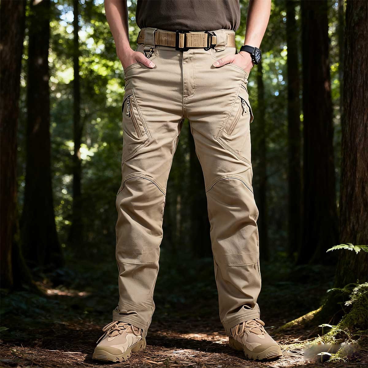 🔥🔥【S-6XL】Pánske cargo nohavice vojenské nohavice❤️(40-105kg)