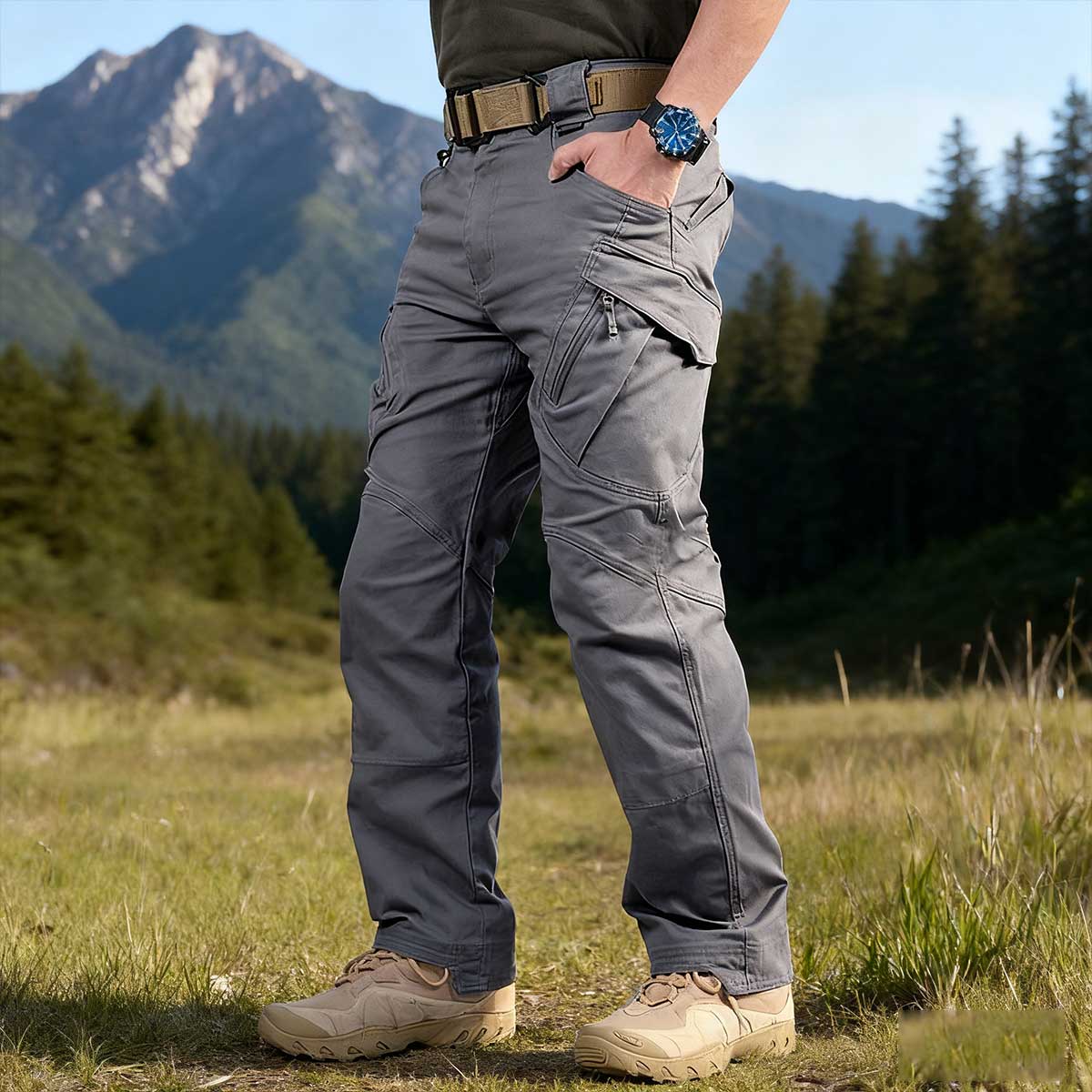 🔥🔥【S-6XL】Pánske cargo nohavice vojenské nohavice❤️(40-105kg)